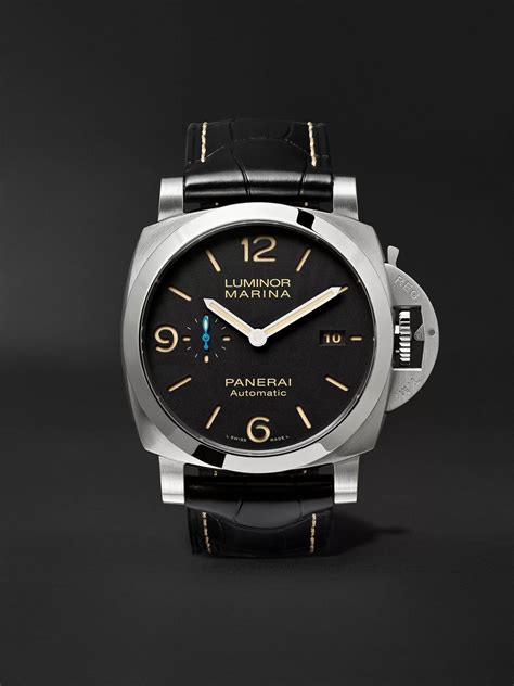 panerai automatic luminor marina titanium 300m|panerai luminor marina 1950 automatic.